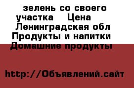 зелень со своего участка  › Цена ­ 1 - Ленинградская обл. Продукты и напитки » Домашние продукты   